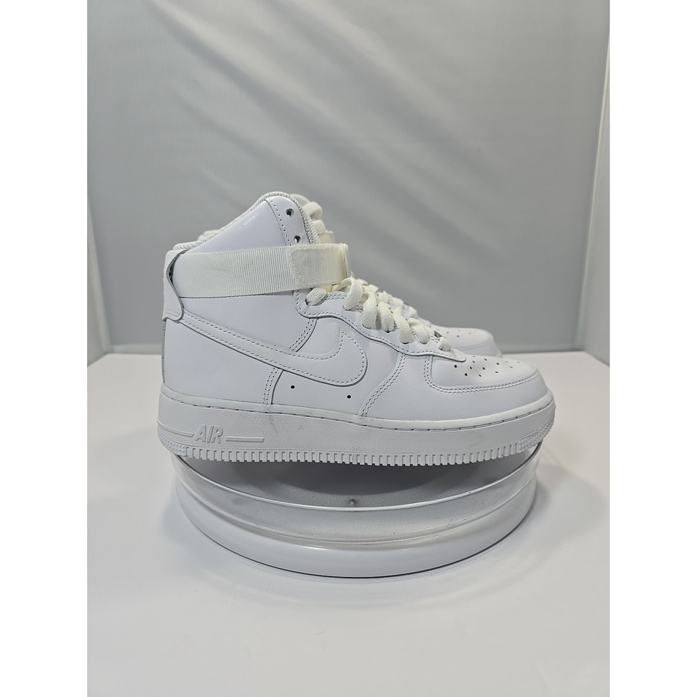 WOMEN'S SIZE 7.5 Nike Air Force 1 High Shoes DD9624 100 Triple White Sneakers